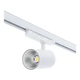 3-fase rail spot - WIT -  instelbaar - 10W/20W/30W 38° - ROSA - 2700/3000/4000K