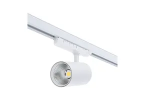 3-fase rail spot - WIT - instelbaar - 10W/20W/30W 38° - ROSA - 2700/3000/4000K