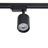 Dimbare 3-fase rail spot - ZWART - 10W 55° - PANDO