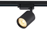 Dimbare 3-fase rail spot - ZWART - 10W 55° - PANDO