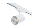 3-fase rail spot voor SLAGER - BAKKER - VISWINKEL - WIT - instelbaar - 10W/20W/30W 38° - ROSA RETAIL FOOD - 2700/3000/4000K