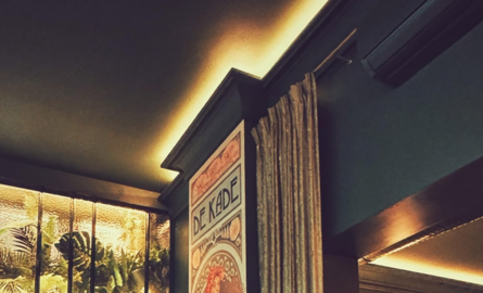 Coffeeshop verlichting met LED strips