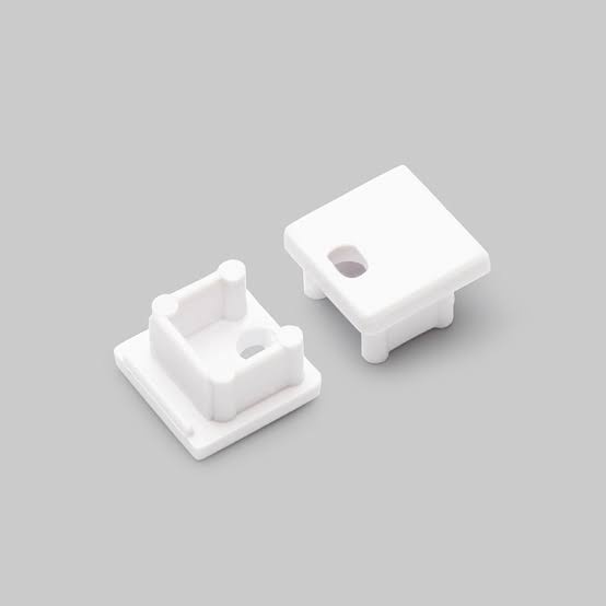Eindkap voor LED strip profiel met kabeldoorvoer - SMART10 AC2/Z - Wit