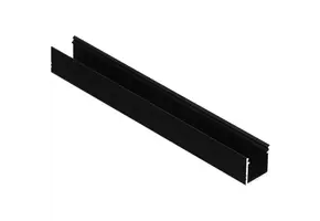 3 meter SMART10 AC2/Z LED profiel - Zwart - afdekking naar keuze