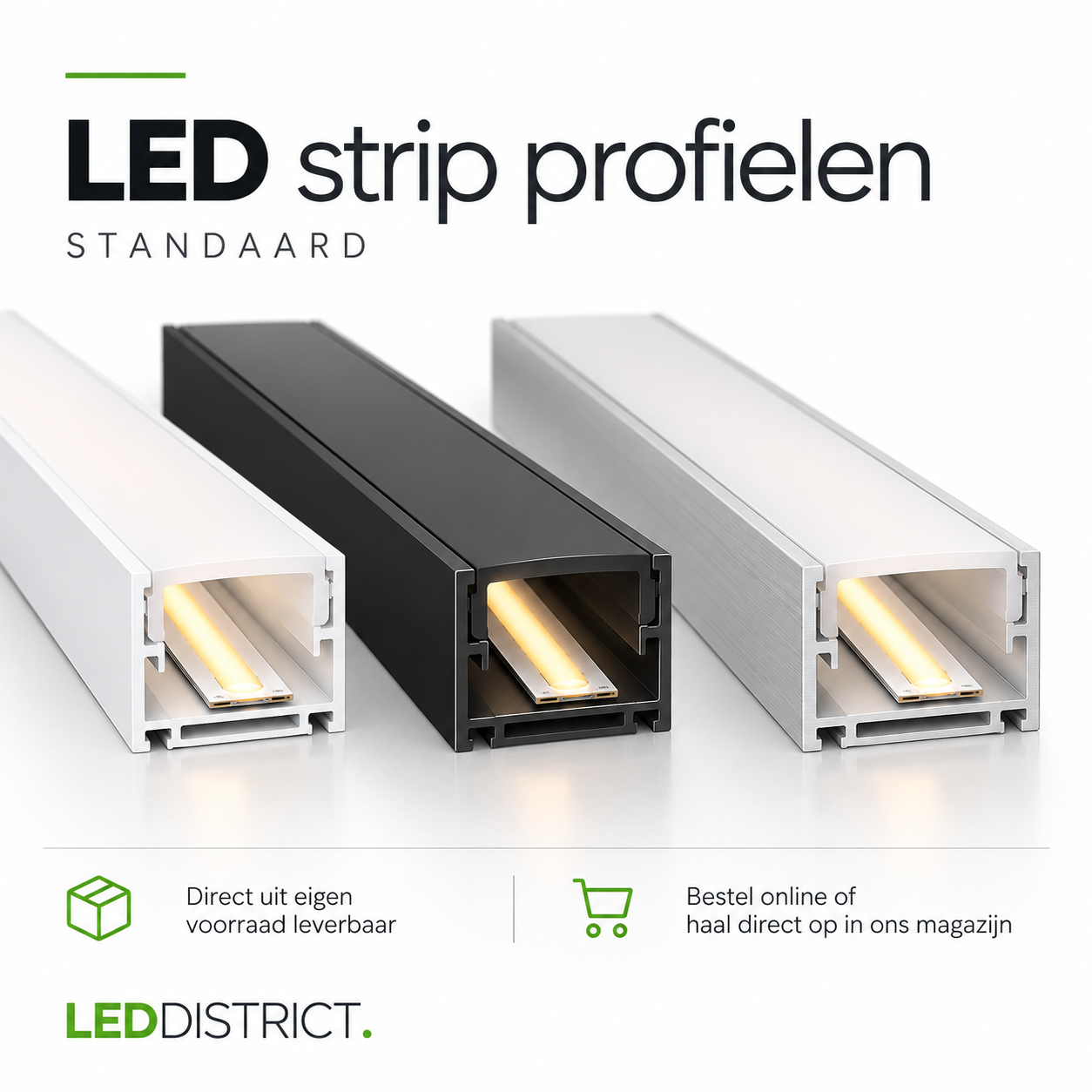 Standaard LED strip profielen
