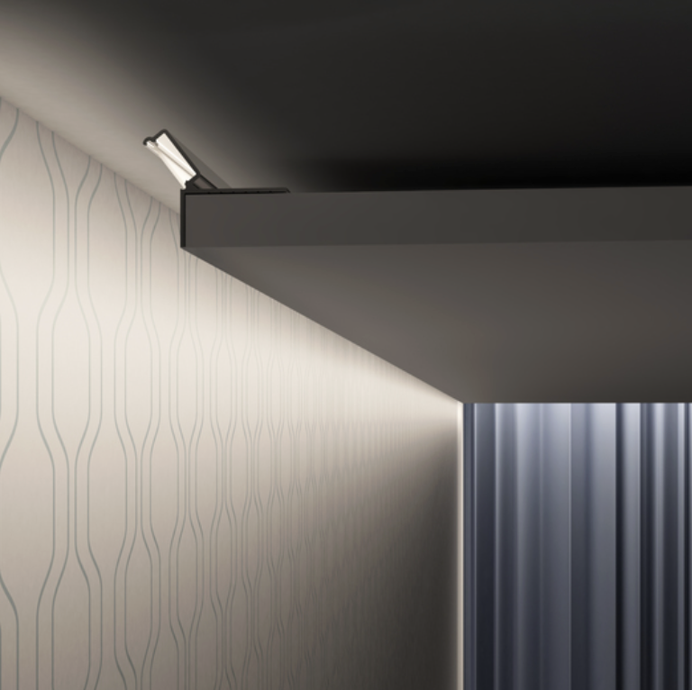 GLOW12 DOWN A1C - Plafond profiel downlight - Alu