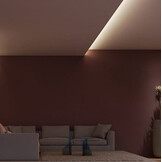 GLOW12 UP A1C - Plafond profiel uplight - afdekking naar keuze