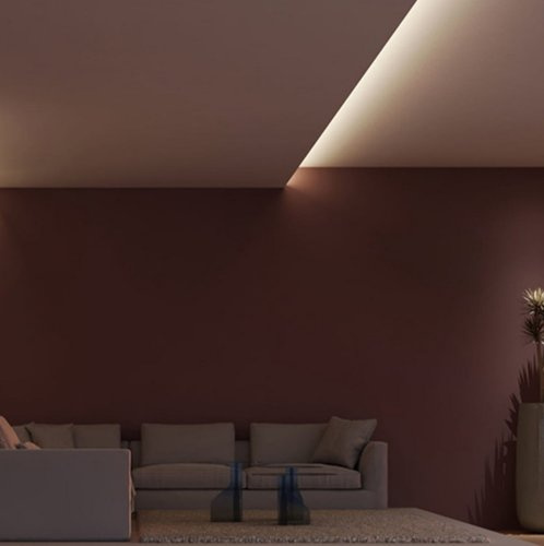 GLOW12 UP A1C - Plafond profiel uplight - afdekking naar keuze