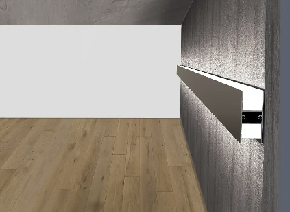 LED strip profiel Up Down - 2 meter met cover 46 mm x 18.5 mm - VA2 ALU