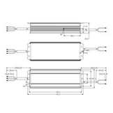 LED voeding 240 watt 24 volt 10 Ampère – IP67 waterdicht – GLP GV6-240B024