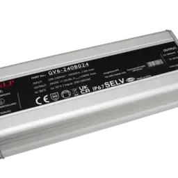LED voeding 240 watt 24 volt 10 Ampère – IP67 waterdicht – GLP GV6-240B024