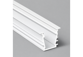 Wit LED plafond profiel inclusief opaal cover 23.4 mm x 19 mm - GYPROC10WIT