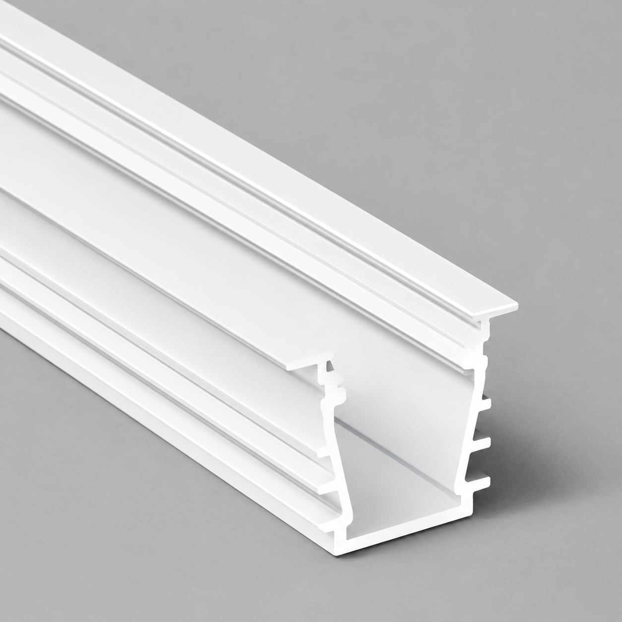 Wit LED plafond profiel inclusief opaal cover 23.4 mm x 19 mm - GYPROC10WIT