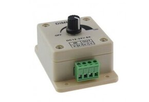 LED draaidimmer 12V/24V 8A - Opbouw model