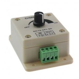 LED draaidimmer 12V/24V 8A - Opbouw model