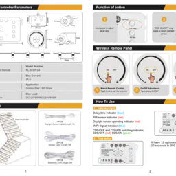 Professionele TUYA LED strips traptrede aansturing met afstandsbediening - tot 16 treden - complete controller kit