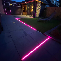 Waterdichte LED Strip 48 Volt RGBWW 19W 96 Led/m 1020 Lumen IP68 20 meter rol
