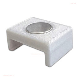 Magnetische montageklem voor LED profiel 01WIT