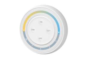 LED draadloze wanddimmer 4 zone voor Dual white - Miboxer S1W+