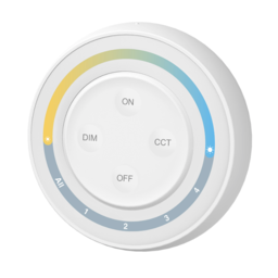 LED draadloze wanddimmer 4 zone voor Dual white - Miboxer S1W+