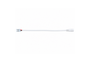 COB 8 mm LED strip klik connector 1 zijdig draad met female DC plug - soldeervrij