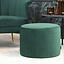 Pouf velours Anna vert