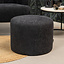 Pouf bouclette Nora noir