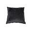 Coussin Myles tissu noir 45 x 45 cm