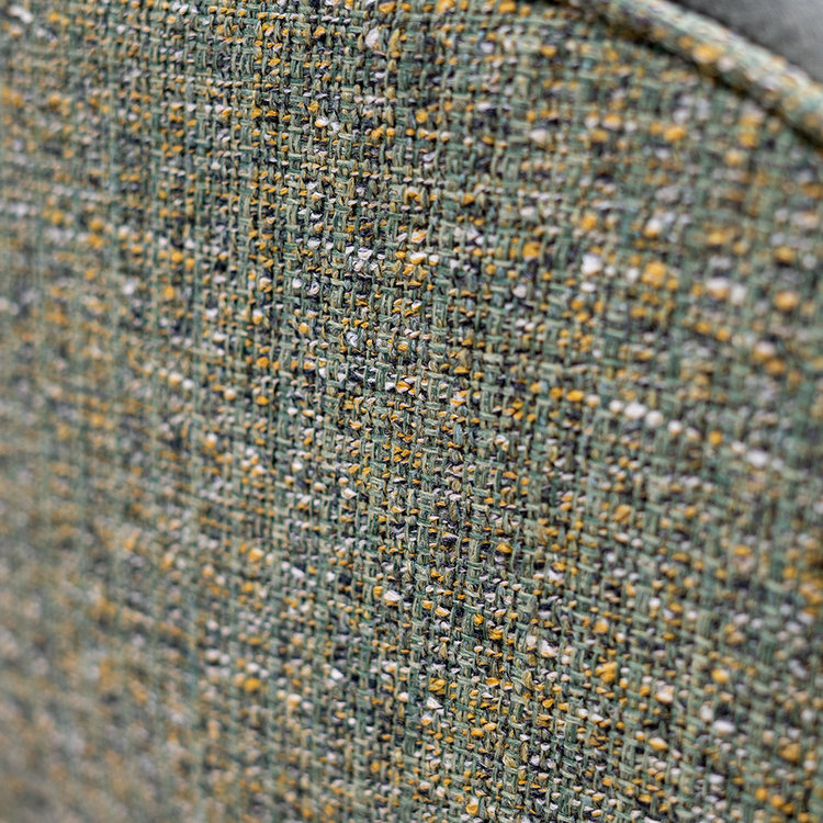 Chaise de salle à manger velours et tissu Chicago vert