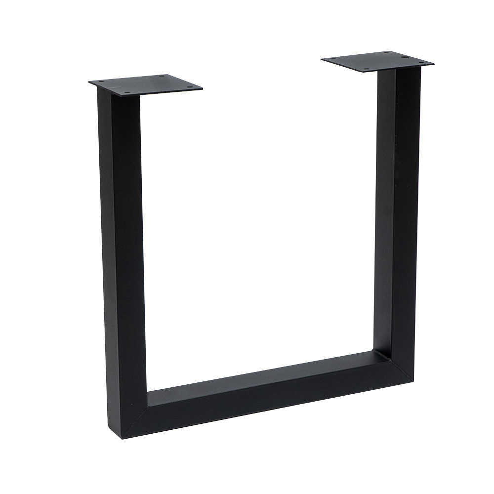 Pied U-Frame métal noir ( set de 2 )