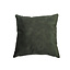 Coussin Beau velours vert 45 x 45 cm
