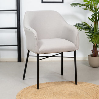 Chaise de salle à manger scandinave Vanja gris