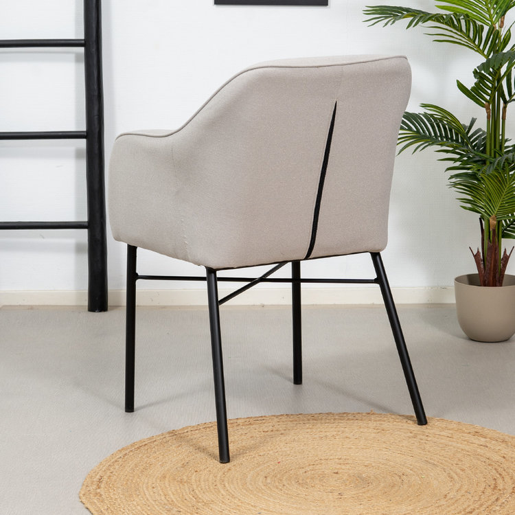 Chaise de salle à manger scandinave Vanja gris