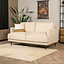 Canapé scandinave 2 places Denver bouclette taupe