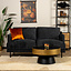 Canapé Scandinave 2,5 places Denver noir tissu chiné