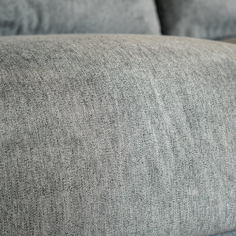 Canapé d'angle droite Scandinave Denver mélangé  anthracite