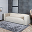 Canapé scandinave Memphis 3 places tissu chiné taupe