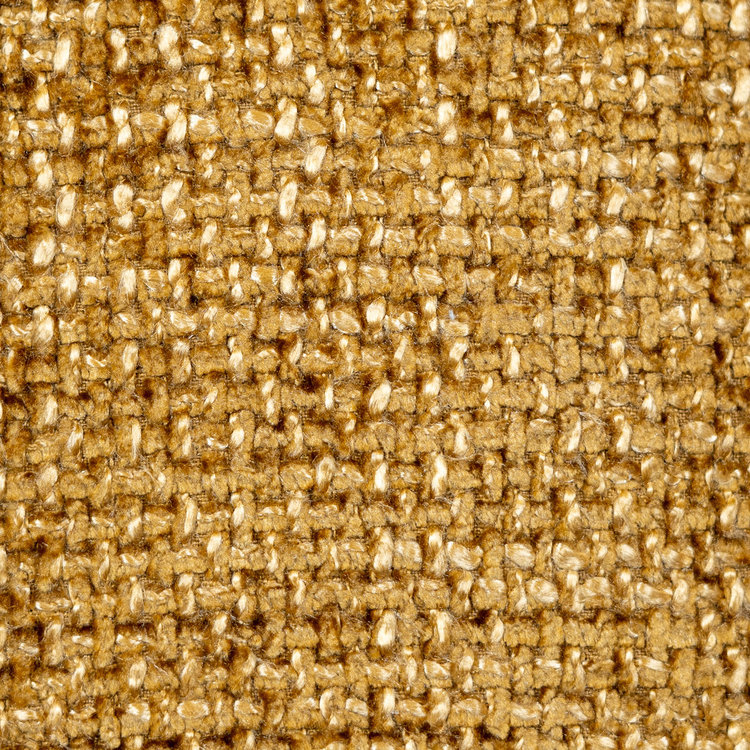 Canapé d'angle Memphis tissu chenille cognac droit