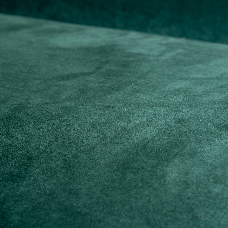 Canapé d'angle en velours Memphis vert foncé gauche