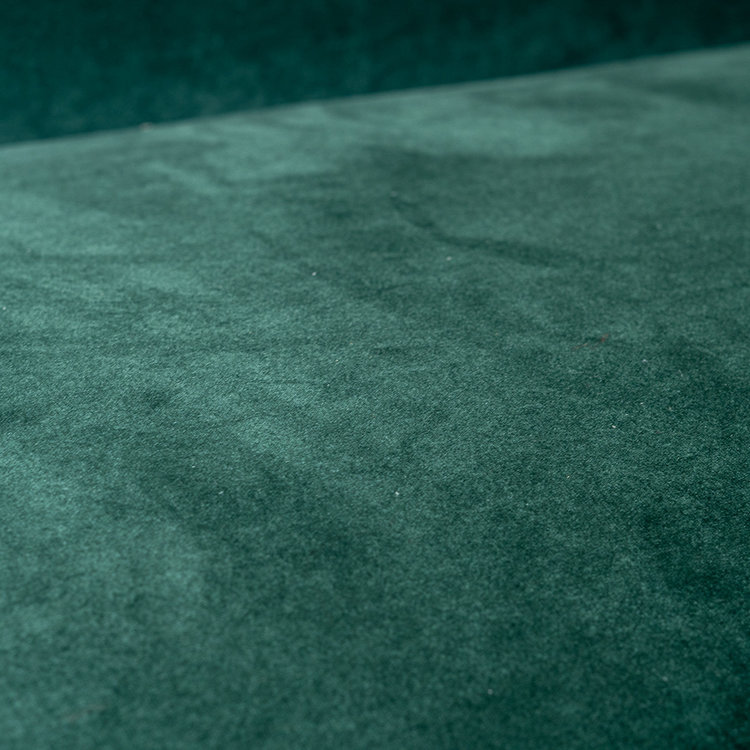 Canapé d'angle en velours Memphis vert foncé droit
