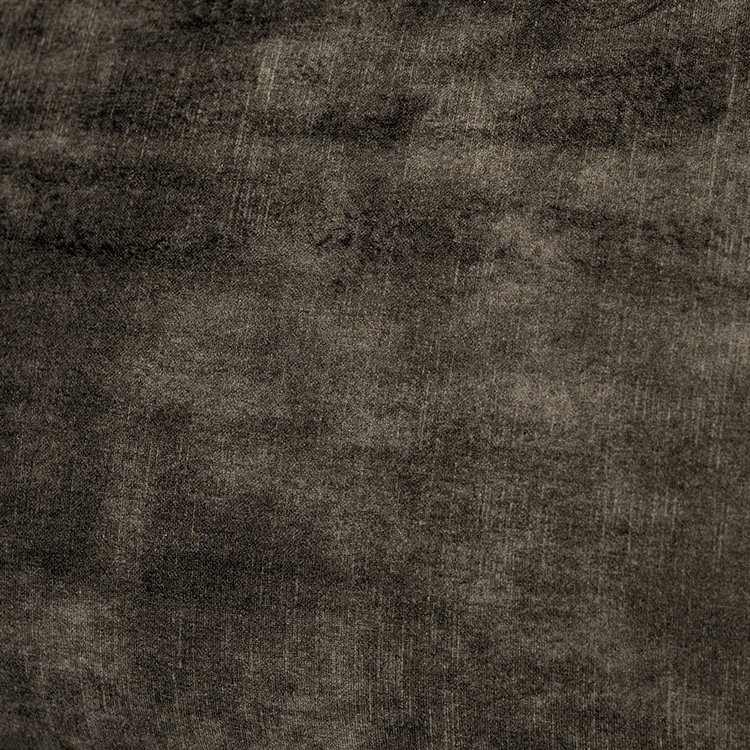 Canapé d'angle en velours Memphis anthracite droit