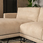 Canapé d'angle gauche scandinave Denver bouclette taupe