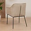 Chaise de salle à manger scandinave Jens taupe