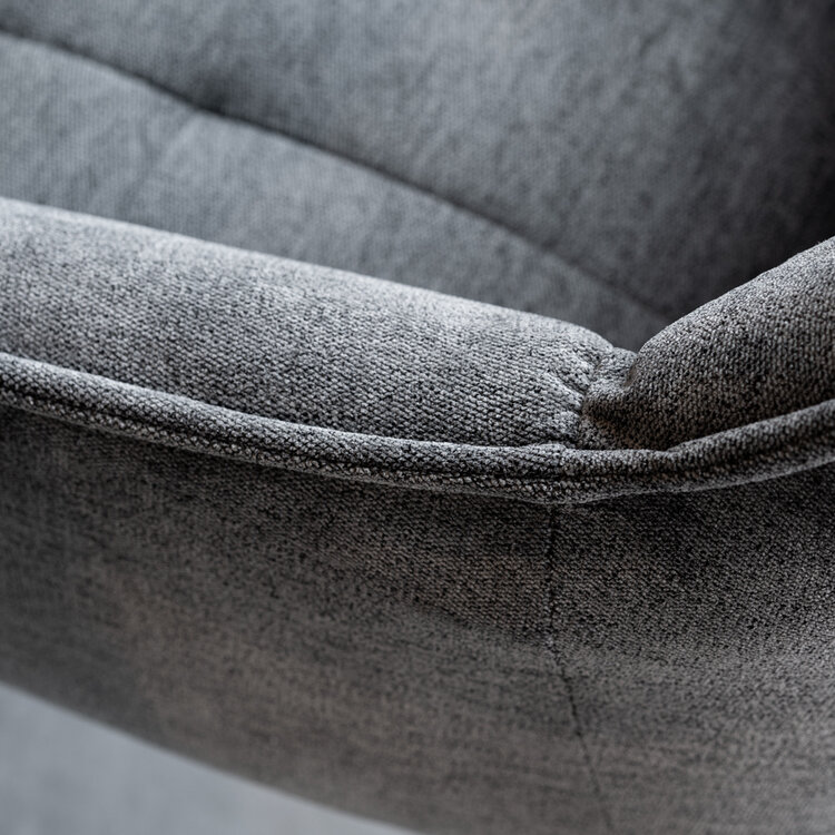 Chaise de salle à manger scandinave Jens anthracite