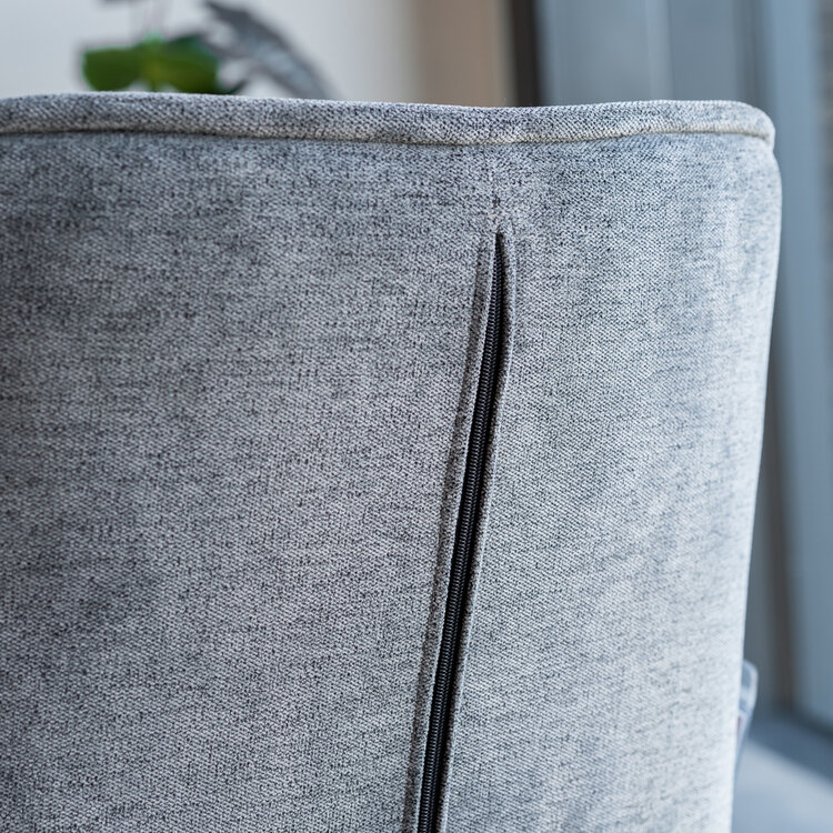 Chaise de salle à manger scandinave Jens anthracite