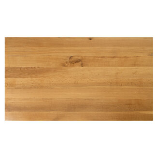 Plateau de table chêne massif Sven 140 x 80 cm