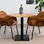 Table ronde bistro en chêne massif Sven Ø80 cm