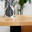 Table ronde bistro en chêne massif Sven Ø80 cm