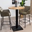 Table de bar ronde en chêne massif Sven Ø80 cm