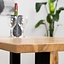 Table à manger en chêne massif Sven 140 x 80 cm